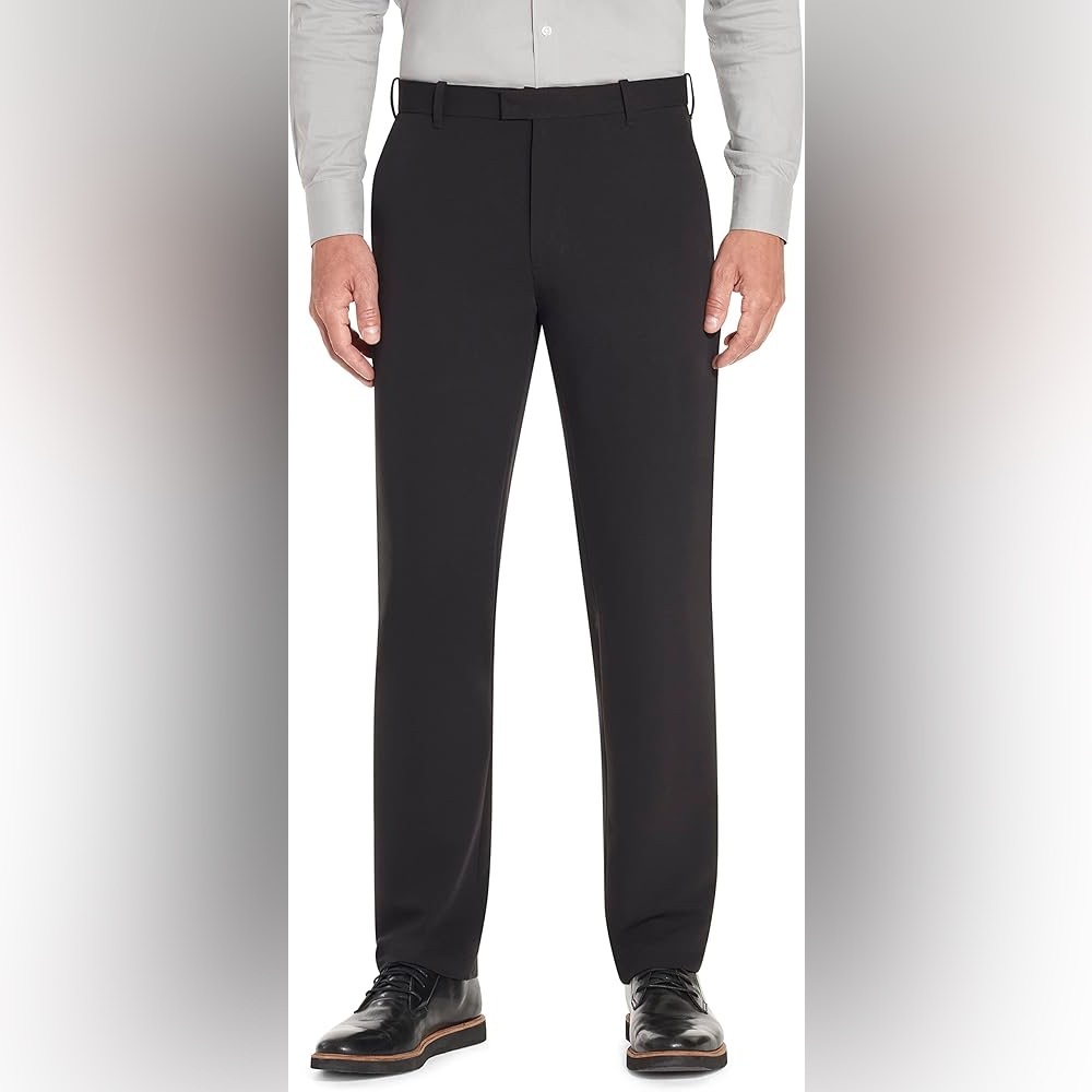 VAN HEUSEN Men's Black Dress Pants NWT